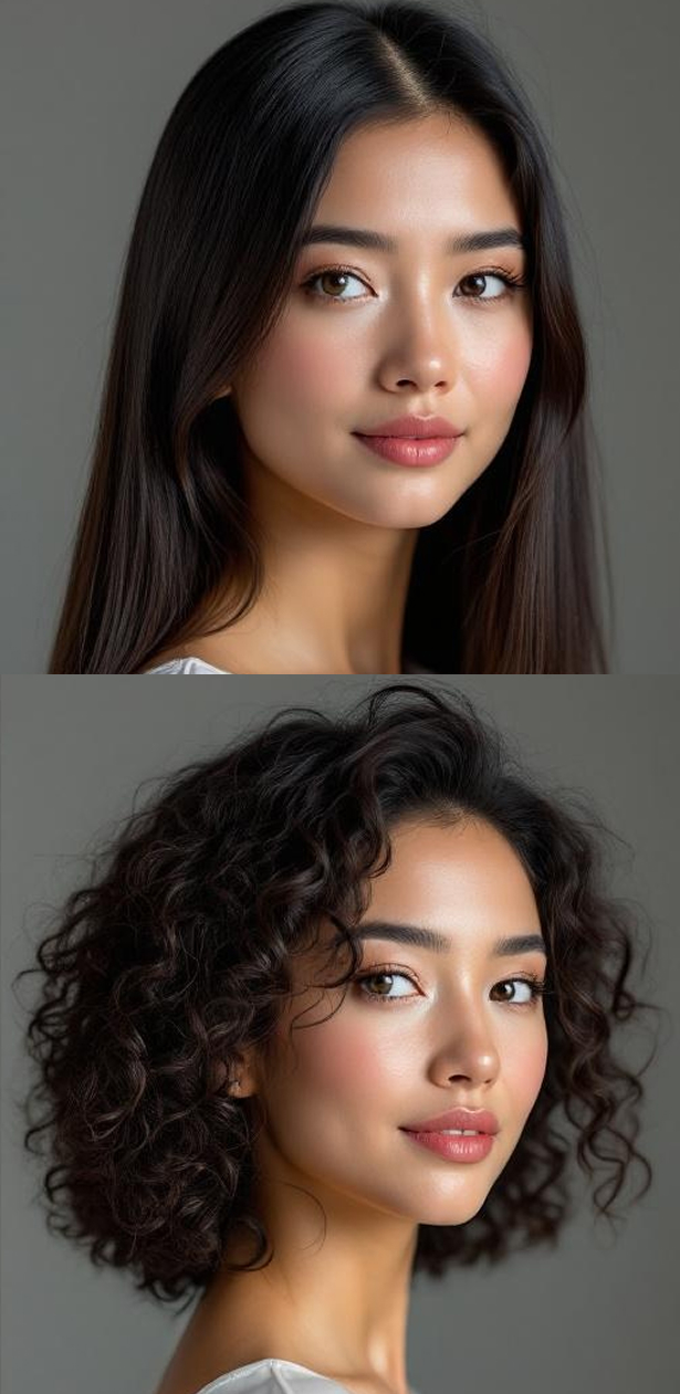 Studio headshot on dark background