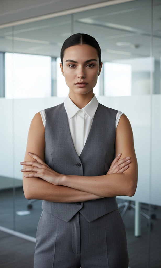 Business headshot — indoor soft light